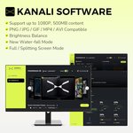 TRYX Panorama SE 360 ARGB 360mm AIO Rotatable 6.5'' AMOLED Curved Screen 3D Anamorphic Effect Customizable AIO Cooler 360mm Asetek Adela 280w TDP...