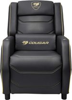 COUGAR Ranger Pro Royal Gaming Sofa, Steel-Frame, Breathable Pvc Leather, With Lumbar Pillow, 157Â° Recliner System, 160Kg Weight Capacity- Black