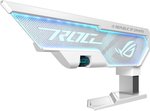  ASUS ROG Herculx Graphics Card Holder White Edition (Tool-Free Design, Included Spirit Level, Solid zinc Alloy, 72-128mm, Aura Sync)