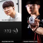 SteelSeries 61680 Wireless Gaming Earphones, Arctis GameBuds ANC Noise Cancelling for PC/PS 5/4/Switch/Smartphones, IP55 Dustproof and Waterproof, Bluetooth.