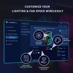  Lian Li LANCOOL 217 INF Infinity Mirror Computer Case, Mid-Tower ATX PC Case w/ 3 Pre-Installed Fans, 2x170mm ARGB Fans, 1x140mm, Front Mirror Glass Panel,.