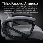  AROZZI Gaming Chair Enzo Woven Fabric Grey