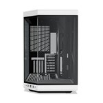 HYTE Y70 Upgraded Modern Aesthetic Dual Chamber Panoramic Tempered Glass Mid-Tower ATX Computer Gaming Case with PCIE 4.0 Riser Cable Included, White (CS-HYTE-Y70-BW)