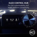 Razer Kraken V4 Pro Wireless Gaming Headset: OLED Control Hub - HD Haptics - 2.4GHz Wireless - Bluetooth - USB - 3.5 mm - Super Wideband Mic - For PC, Mac,