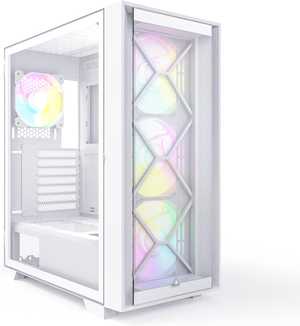 Montech Air 1000 Premium RGB Mid-Tower ATX Gaming Case > White