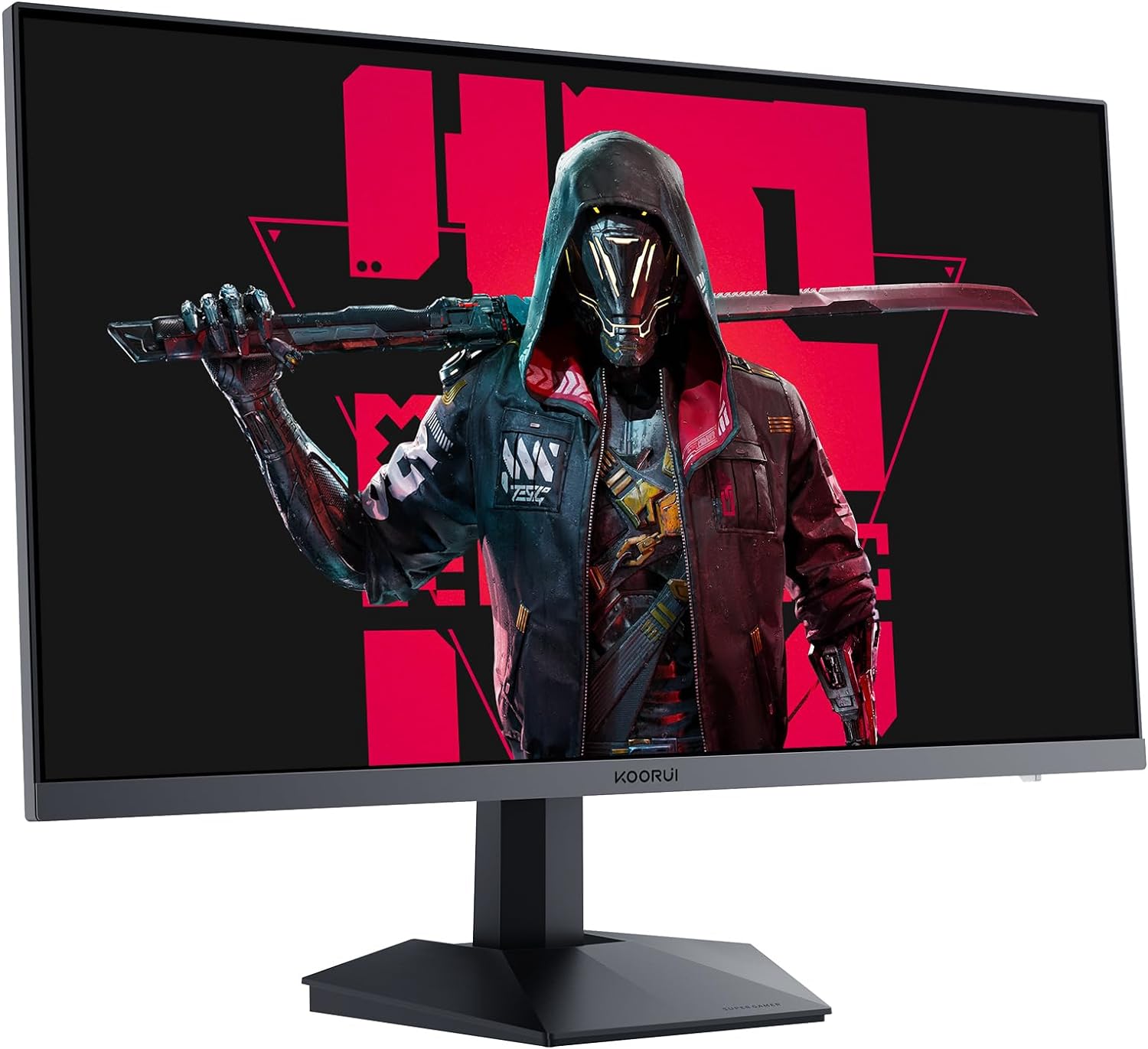  KOORUI 27 Inch Full HD Gaming Monitor 240hz, 1ms, DCI-P3 90% Color Gamut, Adaptive Sync (1920 x 1080, HDMI, DisplayPort) Black