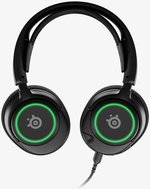  SteelSeries Arctis Nova 3 Multi-System Gaming Headset, Hi-Fi Drivers, 360Â° Spatial Audio, RGB Lights, AirWeave Memory Foam Earcups, Lightweight, ClearCast Gen 2 Mic, For PC/PS5/PS4, Black | 61631