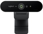 Logitech Brio 4k Stream Edition Webcam, Ultra HD 4K/30fps, 1080p/60fps Streaming, USB 3.0 Cable and USB 2.0, Autofocus, Built-In Stereo Microphone, 65Â°/78Â°/90Â°, Webcam - Black I 960-001194