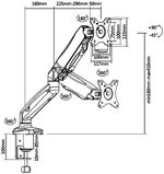 MONITOR STAND 1 MONITOR F180