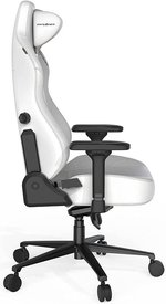 DXRacer Craft Pro Classic Gaming Chair, Alumnum Base, High-Density Memory Foam, Adjustable Memory/Recline, 4D Armrests, Multi-fun Tilt, 2.36" Caster, Class 4 Hydraulics, White | CRA-PR001-W-H1