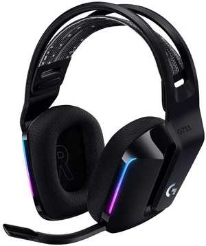 Logitech G733 LightSpeed Wireless RGB Gaming Headset, Black | 981-000864