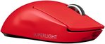 Logitech G Pro X Superlight Wireless Mouse, 2.4 GHz Connectivity, 40G Acceleration, 25600DPI Hero Optical Sensor, Up To 70 Hour Battery Life, 5 Buttons, Windows and Mac Compatible, Red | 910-006785