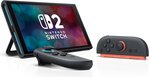 Nintendo Switch 2 Console 2025, 7.9" HDR10 Touchscreen 120Hz Display, 12GB RAM, 256GB Storage, Next-Gen Joy-Con 2 Controllers with Enhanced Motion Sensors, International Version | BMESKB6AA