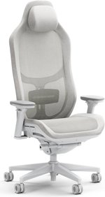 Fractal Refine Gaming Chair, Nylon Reinforced Mesh Fabric Cover, Synchro-Tilt Mechanism, Hubless 65mm with Soft PU Casters, Adjustable Lumbar Support, Class 4 Gas Piston, Mesh Light | FD-CH-RE1M-02