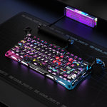 GravaStar Mercury V75 Pro Gaming Keyboard, Special Edition, 75% Layout, Jade Gaming Switch, 8kHz Polling Rate, Semi-Aluminum Construction, Dynamic Rapid Trigger, Neon Graffiti | V75 Pro