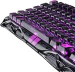 GravaStar Mercury V75 Lite Gaming Keyboard, 75% Layout, Custom GravaStar Blackcore Switch, Full-Transparent Premium Plastic, Dynamic Rapid Trigger, Transparent Black | V75 Lite
