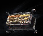 GravaStar Mercury K1 Pro Wireless Gaming Keyboard, Handcrafted Battle-Worn Mechanical Keyboard, Aluminum Alloy, 75% Layout, Designed for Durability & Unique Aesthetic, Orange | K1 Pro