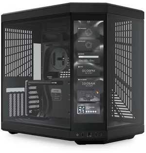 Y70 case with touch screen Black Modern Aesthetic Case Hyte 