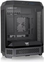 Thermaltake The Tower 600 Mid Tower Chassis, Up to 13 Fans & 420mm Radiator Support, 3mm Tempered Glass x3, Dismantlable Modular Design, SPCC Materials, Black | CA-1Z1-00M1WN-00