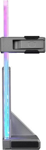 Cooler Master Atlas aRGB GPU Support Bracket, Aluminium, Plastic, Tempered Glass, Magnet Materials, Silver Gray | MCA-U000R-AGSBTG-00