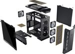 ASUS TUF Gaming GT501 case supports up to EATX with metal front panel, tempered-glass side panel, 120 mm RGB fan, 140 mm PWM fan, radiator space reserved, and USB 3.1 Gen 1 | 90DC0012-B49000