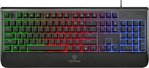 Vertux RaidKey Rapid Response, Rainbow Multi Color Wired, 25 Keys Anti Ghosting, Mechanical Gaming Keyboard | VE.RAIDKEY-EA.NC