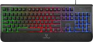 Vertux RaidKey Rapid Response, Rainbow Multi Color Wired, 25 Keys Anti Ghosting, Mechanical Gaming Keyboard | VE.RAIDKEY-EA.NC