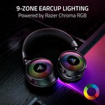 Razer Kraken V4 Pro Wireless Gaming Headset: OLED Control Hub - HD Haptics - 2.4GHz Wireless - Bluetooth - USB - 3.5 mm - Super Wideband Mic - For PC, Mac,