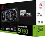  ASUS ROG Astral GeForce RTXâ„¢ 5080 OC Edition Gaming Graphics Card (PCIeÂ® 5.0, 16GB GDDR7, HDMIÂ®/DP 2.1, 3.8-Slot, 4-Fan Design, Axial-tech Fans, Patented...