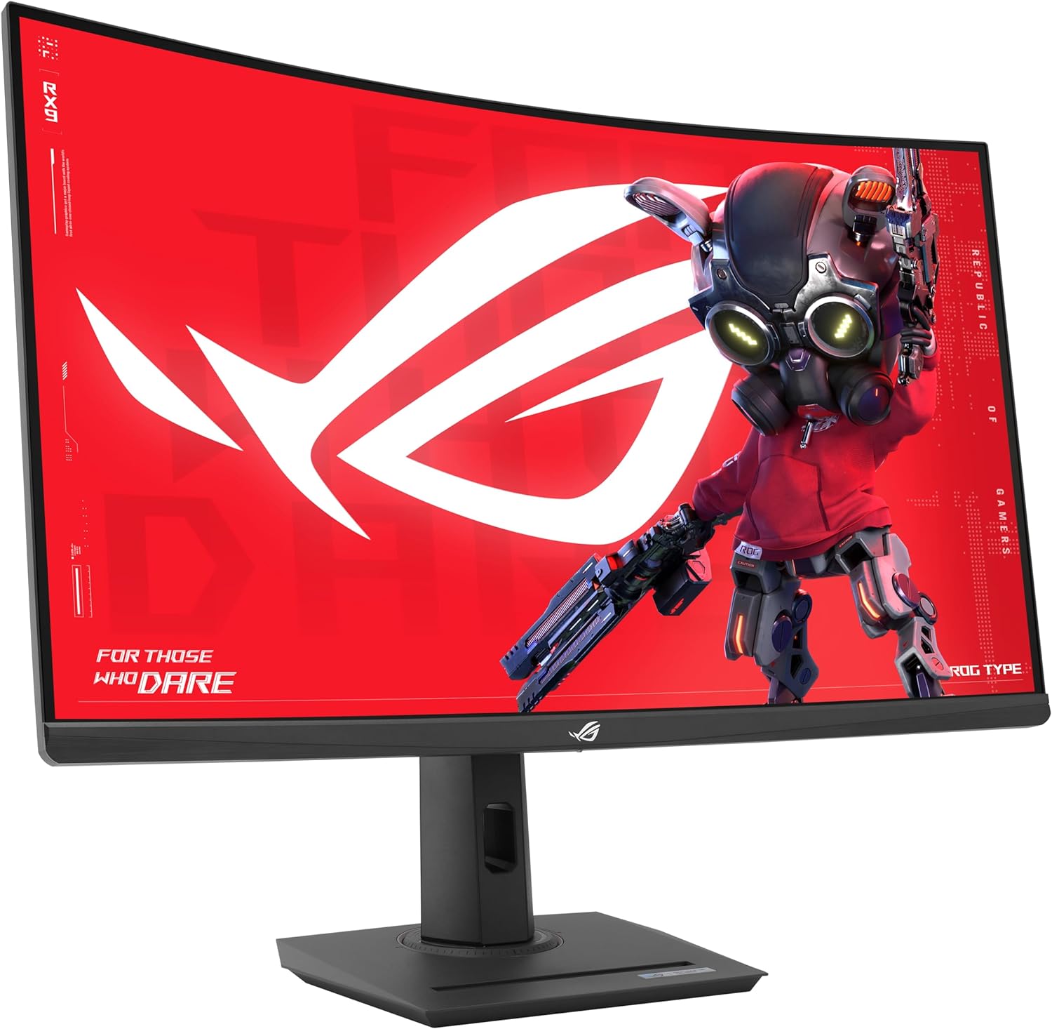 ASUS ROG Strix XG32WCMS USB Type-C Gaming Monitor â€“ 32-inch (31.5 viewable) 2560x1440, Curved, 280Hz (Above 144Hz), 1ms (GTG), Fast VA, Extreme Low Motion.