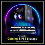 Addlink G55H 2TB PCIe Gen5 NVMe M.2 SSD with Heatsink - Up to 10,300MB/s - Game Ready - Internal Solid State Drive - Compatible with PCs and PS5 (ad2TBG55HM2P)