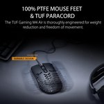  ASUS TUF Gaming M4 Air Wired Gaming Mouse, 16,000 DPI Sensor, 6 Programmable Buttons, Ultralight Air Shell, IPX6 water resistance, ASUS Antibacterial Guard
