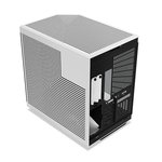 HYTE Y70 Upgraded Modern Aesthetic Dual Chamber Panoramic Tempered Glass Mid-Tower ATX Computer Gaming Case with PCIE 4.0 Riser Cable Included, White (CS-HYTE-Y70-BW)