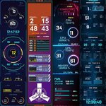 Bewinner 8.8 Inch IPS USB Mini Screen, 1920x480 IPS LCD Screen Temperature Monitor for Aida64 PC CPU Monitor GPU Fan Speed Computer Temperature Memory Sub Display Cars LiveDash DIY Kits