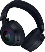 Razer Kraken V4 Pro Wireless Gaming Headset: OLED Control Hub - HD Haptics - 2.4GHz Wireless - Bluetooth - USB - 3.5 mm - Super Wideband Mic - For PC, Mac,