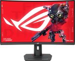 ASUS ROG Strix XG32WCMS USB Type-C Gaming Monitor â€“ 32-inch (31.5 viewable) 2560x1440, Curved, 280Hz (Above 144Hz), 1ms (GTG), Fast VA, Extreme Low Motion.