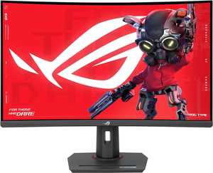 ASUS ROG Strix XG32WCMS USB Type-C Gaming Monitor â€“ 32-inch (31.5 viewable) 2560x1440, Curved, 280Hz (Above 144Hz), 1ms (GTG), Fast VA, Extreme Low Motion.