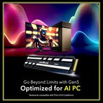 Addlink G55H 2TB PCIe Gen5 NVMe M.2 SSD with Heatsink - Up to 10,300MB/s - Game Ready - Internal Solid State Drive - Compatible with PCs and PS5 (ad2TBG55HM2P)