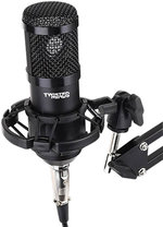 Twisted Minds W104 Professional Gaming USB Condenser Microphone, Uni-Directional Polar Pattern, 1.8m Cable Length, Black | TM-W104