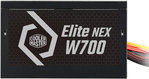  Cooler Master Elite NEX 700W 230V Non Modular Power Supply, 80 Plus Standard Certified, Active PFC & Dual Forward Topology Design, 120mm Sleeve Fan, UK Plug, Black | MPW-7001-ACBW-BUK