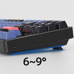 Keychron K8 Pro Wireless Custom Mechanical Keyboard, QMK/VIA Programmable, BT / Wired, RGB Backlight Aluminum Frame Tenkeyless, Hot-Swappable, ENG-ARAB Keyboard, Gateron G Pro Red Switch | K8P-J1-AR