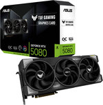 ASUS TUF Gaming GeForce RTX 5080 OC Graphics Card, 16GB GDDR7 256-Bit Memory, 10752 CUDA Cores, 30 Gbps Memory Clock, PCI Express 5.0 | TUF-RTX5080-O16G-GAMING