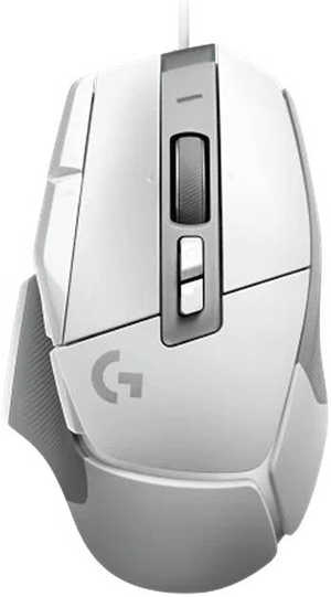 Logitech G502 X Wired Gaming Mouse, Lightforce Switches, 100 â€“ 25,600 dpi Resolution, HERO 25K Sensor, 13 Programmable Controls, 40G2 Acceleration, 5 Onboard Memory Profiles, White | 910-006144