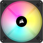 CORSAIR iCUE AR120 Digital RGB 120mm PWM Fan, up to 1850 PM Speed, Up to 59 CFM Airflow, Low Noise, High Performance, 3-pin ARGB Adapter, PWM Control, Black - Triple Pack | CO-9050167-WW