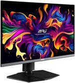 MSI MPG 271QRX QD-OLED Gaming Monitor, 26.5" WQHD QD-OLED Display, 360Hz Refresh Rate, 0.03ms (GtG) Response Time, Adaptive-Sync Technology, ClearMR 13000, OLED Care 2.0, Black | 9S6-3CD79A-011