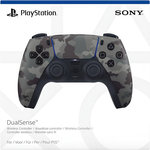 Sony PlayStation 5 DualSense Wireless Controller, Haptic Feedback & Adaptive Triggers, Bluetooth, Built-in Mic, Headset Jack & Speaker, Built-in Battery & USB Type-C, Grey Camouflage | G-CAMO