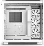  NZXT H9 Elite Dual-Chamber ATX Mid-Tower PC Case, Unique Glass Panel, Intuitive Cable Mgt, 360mm Radiators & 10x120mm Fans Support, Built-in RGB & Fan Controller, USB 3.2 Type-C/A, White | CM-H91EW-01