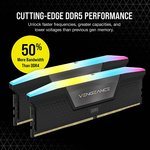 CORSAIR VENGEANCE RGB 96GB (2x48GB) DDR5 288-Pin Dual Channel Desktop Memory Kit, 6600 MHz Tested Speed, 32-39-39-76 Latency, Intel XMP 3.0 Chipset, Overclock PMIC | CMH96GX5M2B6600C32