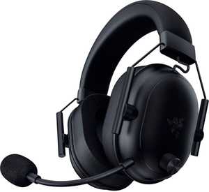 Razer BlackShark V2 HyperSpeed Gaming Headset, Customized Dynamic 50mm Driver, Advanced Passive Noise Isolation, Tri-Mode Connectivity, 2.4GHz / BT / Wired USB, Black | RZ04-04960100-R3M1