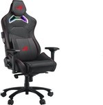 ASUS ROG Chariot Gaming Chair, Aura RGB Feature, 4D-Adjustable Armrests, Lumber Pillow, Z Support Multi-Function, 65mm POU Coated Casters, Black | 90GC00E0-MSG010